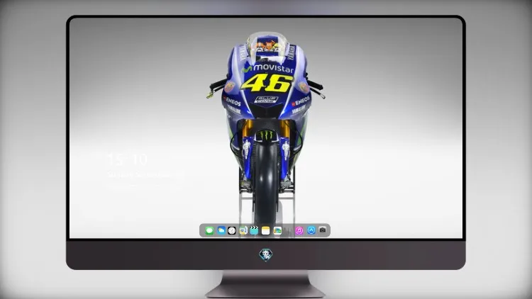 
高清素材 Movistar 雅马哈 MotoGP 雅马哈 YZR M1