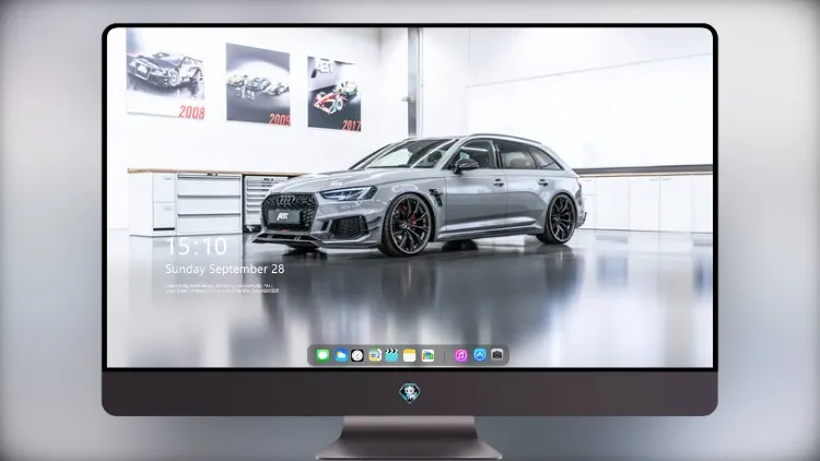 
超清图片素材 ABT 奥迪 RS 4 R Avant 侧视图