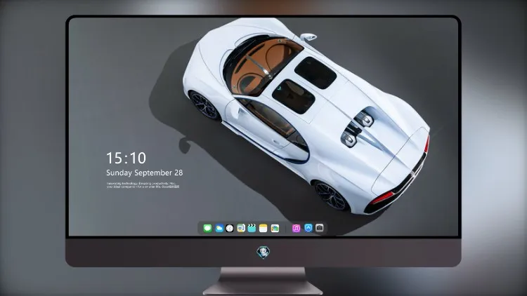 
超清图片素材 布加迪 Chiron 天空俯视图 4k电脑壁纸