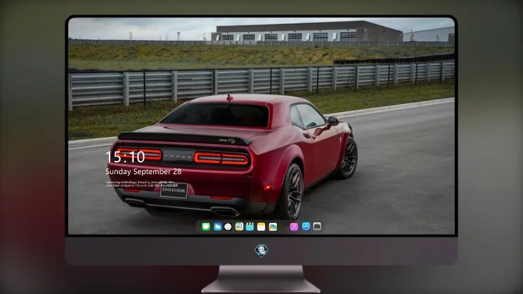 
超清图片素材 道奇挑战者 SRT Hellcat 宽体后部