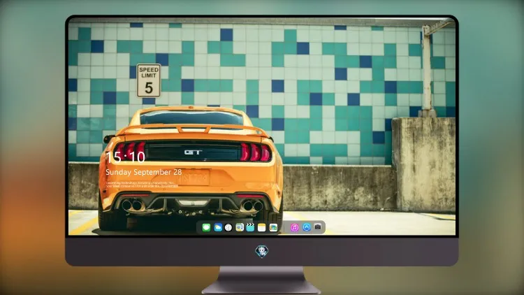 
超清图片素材 福特野马 GT 后背