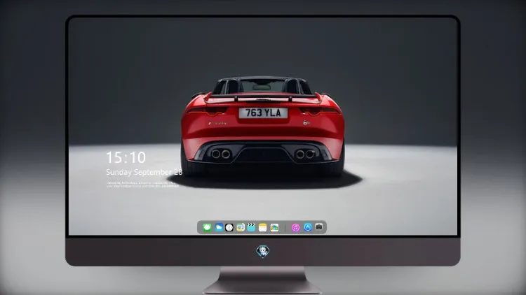 
超清图片素材 捷豹 F Type Svr 后部