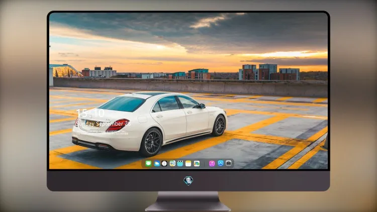 
超清图片素材 梅赛德斯 AMG S63 后视图