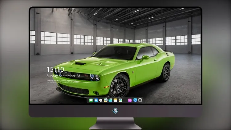
电脑桌面壁纸 道奇 Charger SRT Hellcat 绿色