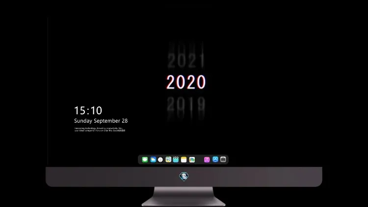 
2020 黑暗最小新年 4k