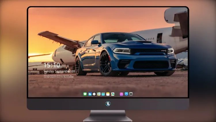
超清壁纸道奇 Charger SRT Hellcat 宽体前部