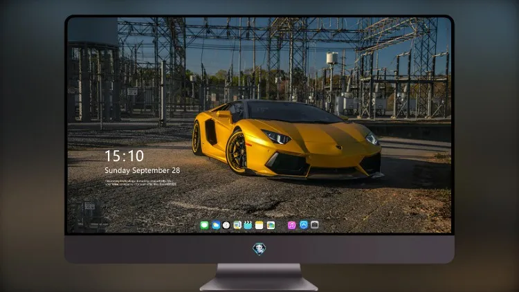 
超清壁纸橙色兰博基尼 Aventador Sv