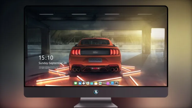 
福特野马 Mach 1 后部