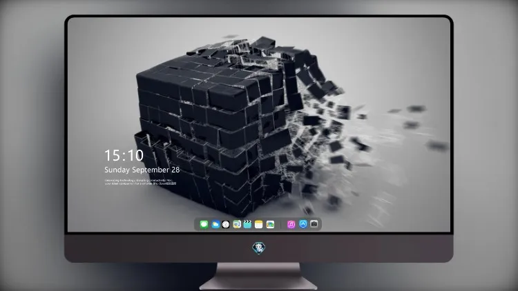 
3d 立方体爆裂