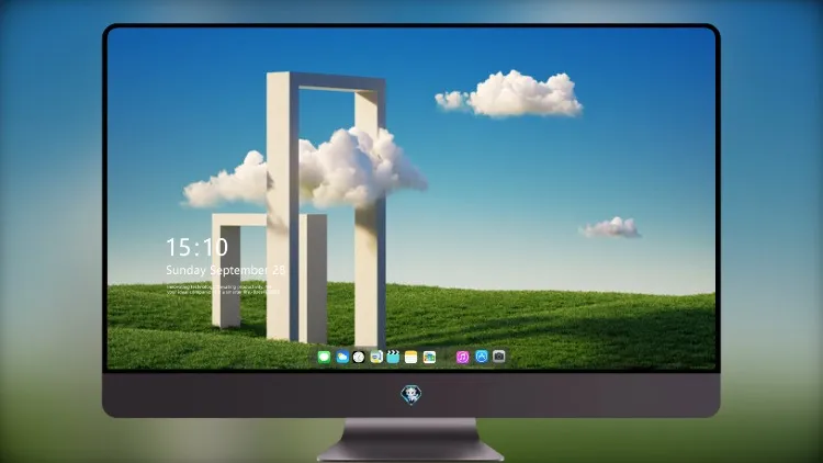 
3d 几何沙丘景观 5k壁纸超清桌面屏保