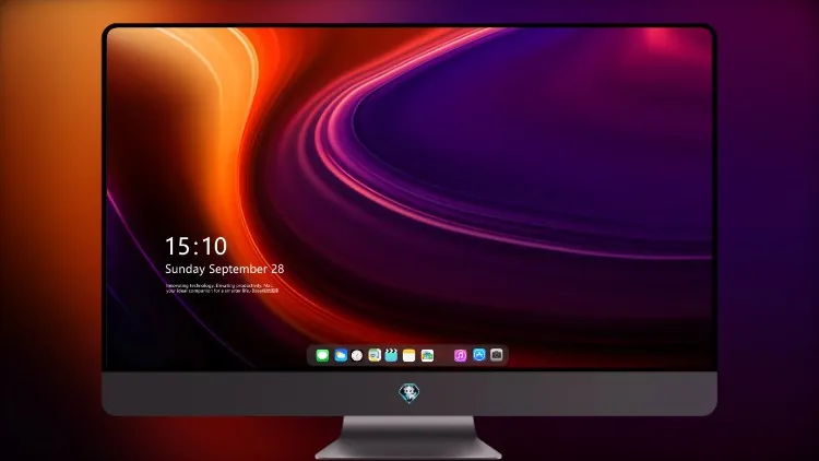 
抽象暖色流8k