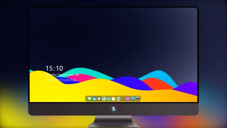 
抽象黄灰色4k