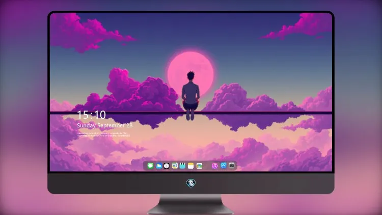 
孤独的男人天空观察者简单而令人回味