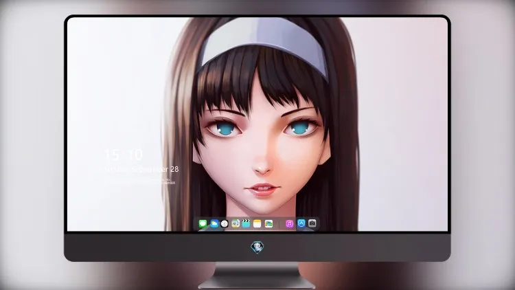 
动漫女孩水色眼睛 4k电脑壁纸