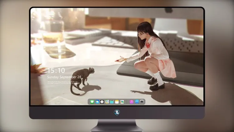 
动漫女孩猫