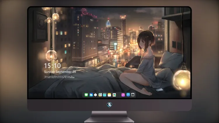
动漫女孩城市的灯光 4k电脑壁纸