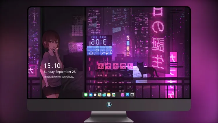 
动漫女孩城市之夜霓虹灯赛博朋克 4k电脑壁纸