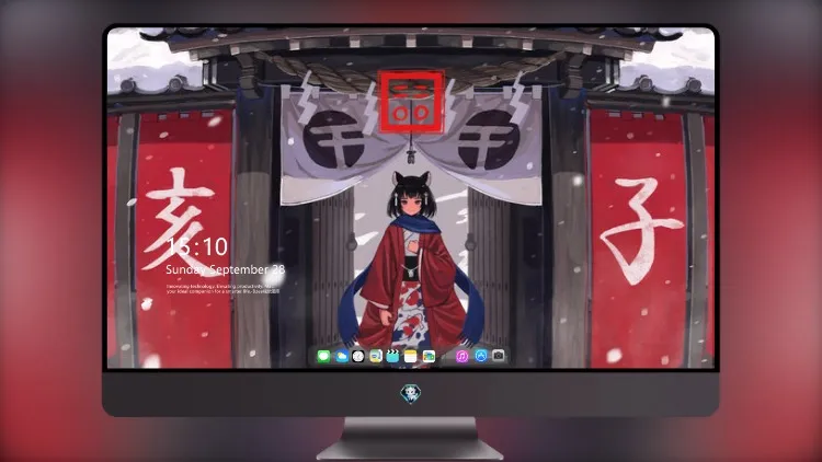 
动漫女孩从寺庙出来 4k电脑壁纸