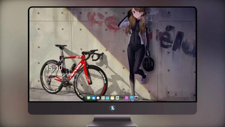 
动漫女孩与自行车 4k电脑壁纸