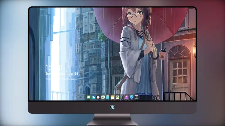 
动漫女孩黄眼睛雨伞 4k电脑壁纸