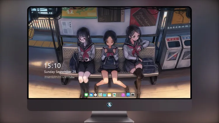 
动漫女学生打电话等公交车 4k电脑壁纸