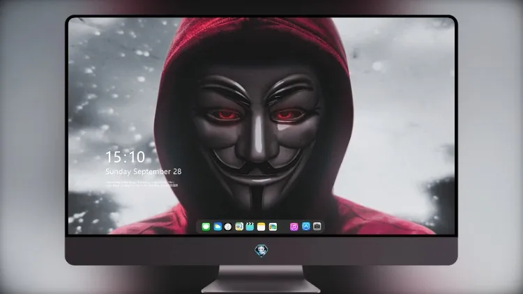 
Anonymus 眼睛红色连帽衫 5k壁纸超清桌面屏保