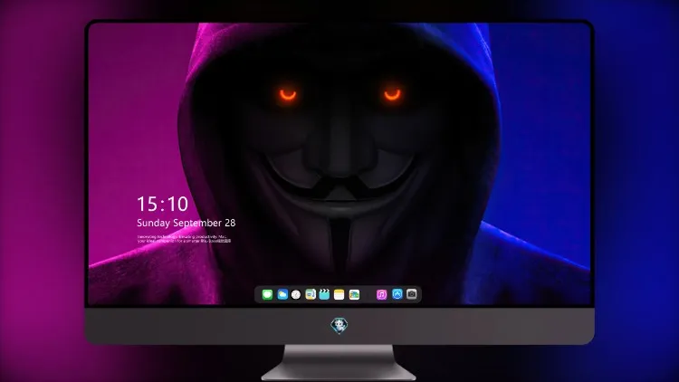 
Anonymus 连帽衫特写 4k电脑壁纸