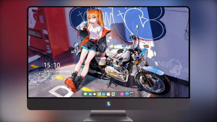 
Asuka Langley Soryu 饰演 Biker 4k电脑壁纸