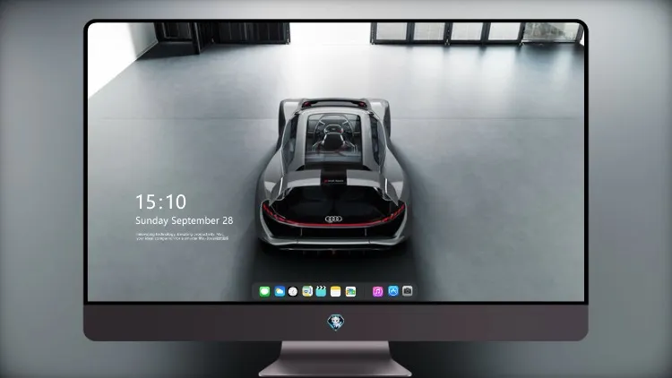 
奥迪 PB 18 E Tron 超清图片素材 后上视图