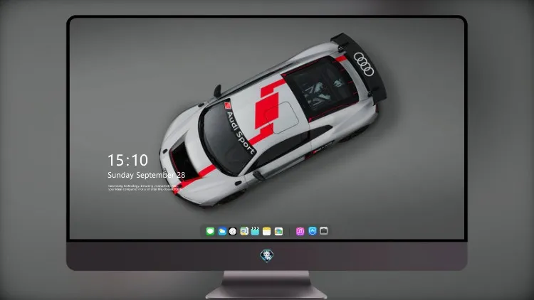 
奥迪 R8 Lms GT4 顶视图