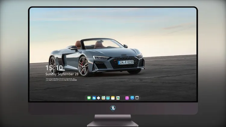 
奥迪 R8 Spyder V10 电脑桌面壁纸 前部