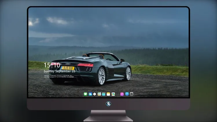 
奥迪 R8 Spyder V10 Plus 4k电脑壁纸后部 2017