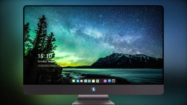 
极光和银河亚伯拉罕湖8k