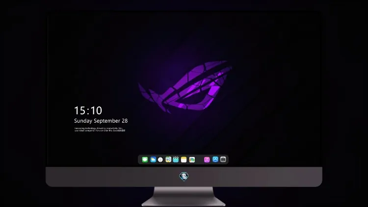 
Auss Rog 紫罗兰色闪耀 4k电脑壁纸