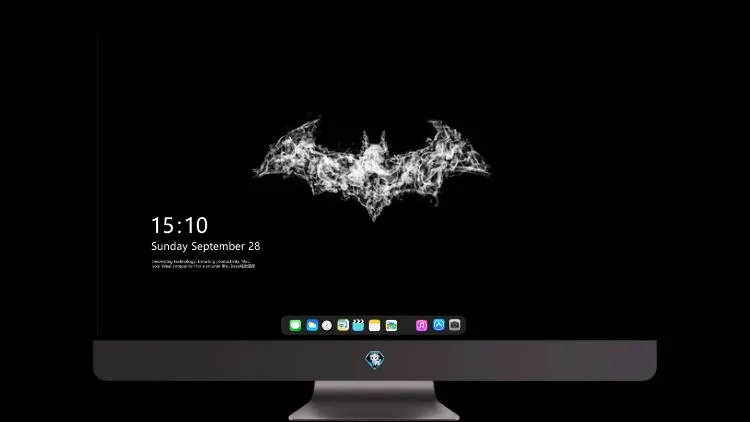 
Batman Logo Smoke Art