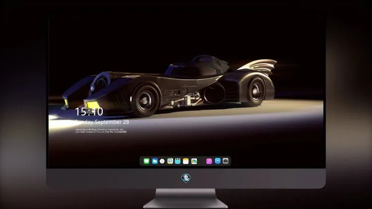 
蝙蝠车渲染 4k电脑壁纸