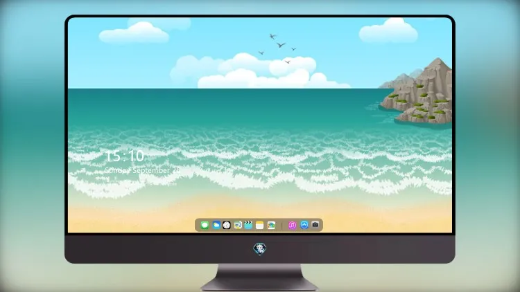 
海滩插图