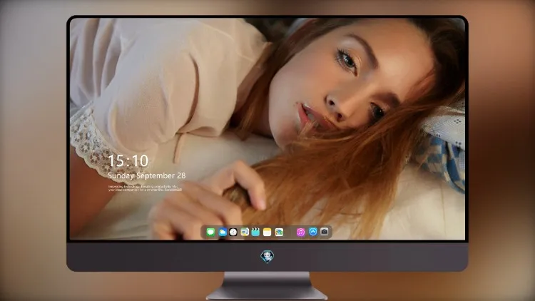 
美丽的女孩头发蓝眼睛