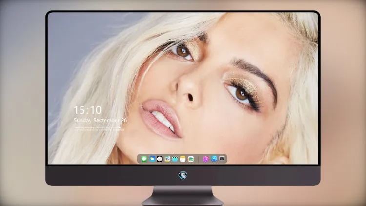 
贝比·雷克萨 (Bebe Rexha) 脸部特写肖像
