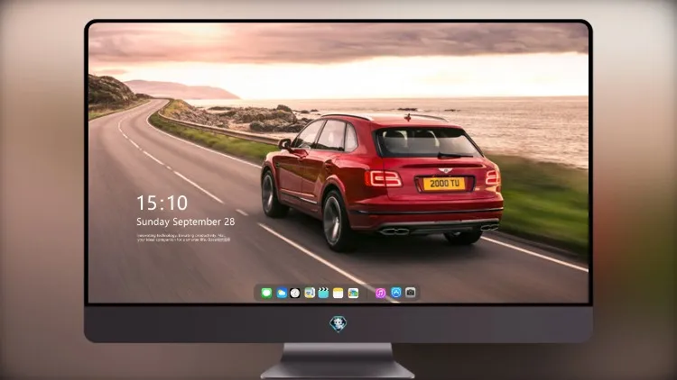 
宾利添越 V8 后视图 2018