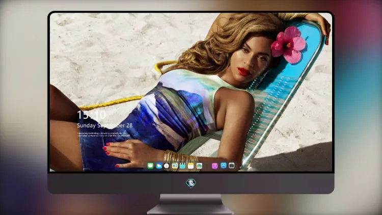 
碧昂丝 (Beyonce) 演绎 H & M 电脑桌面壁纸 夏季系列