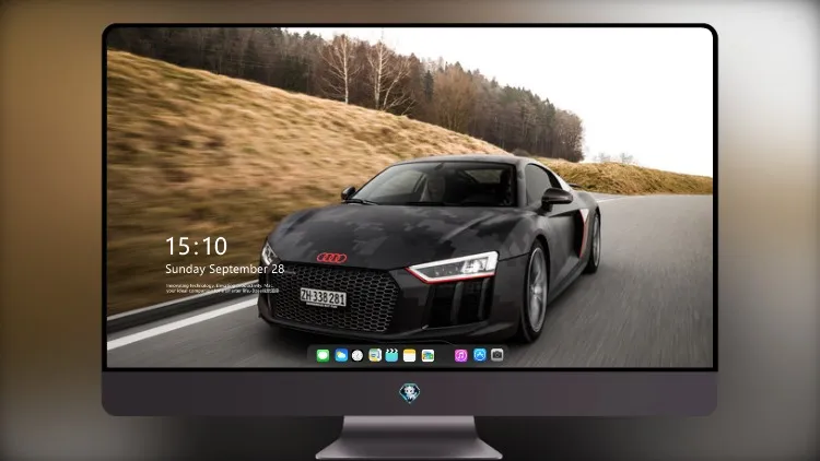 
黑色奥迪 R8 V10 Plus