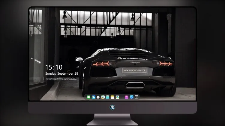
车库里的黑色 Aventador