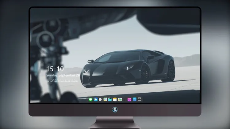 
黑色兰博基尼 Aventador 2023