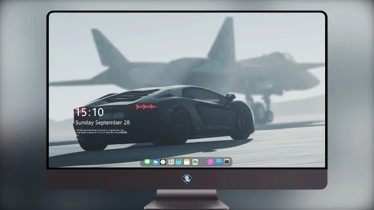 
黑色兰博基尼 Aventador 起飞 4k电脑壁纸