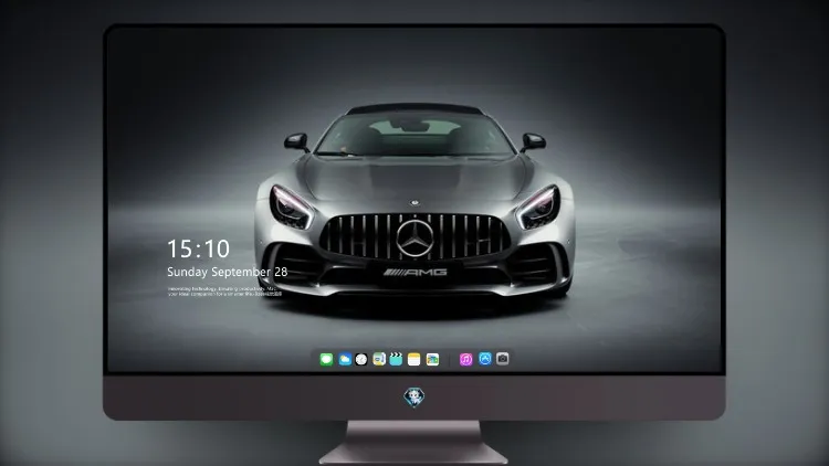 
黑色梅赛德斯奔驰 Amg GT 2023