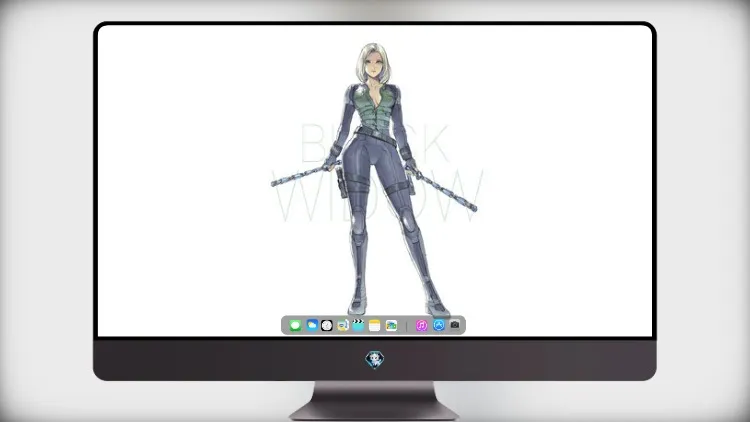 
复仇者联盟无限战争的黑寡妇艺术作品