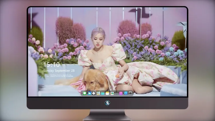 
黑粉玫瑰 4k电脑壁纸