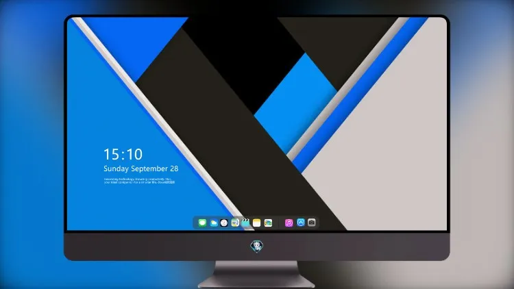 
蓝黑色材质设计8k