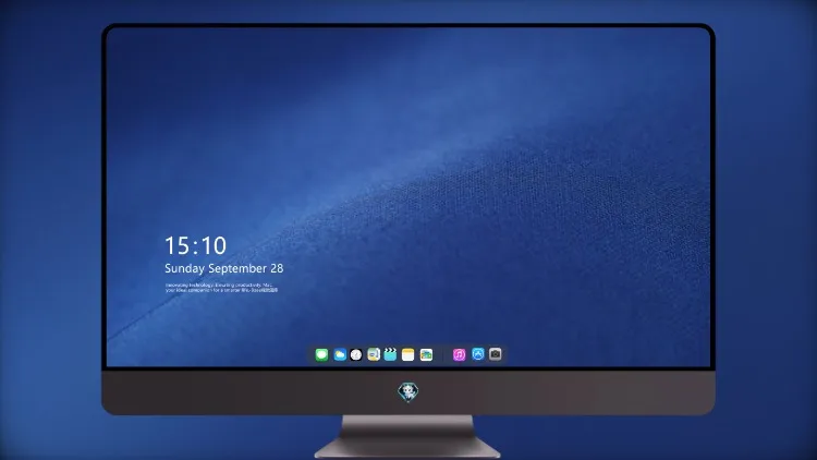 
蓝色布料图案8k